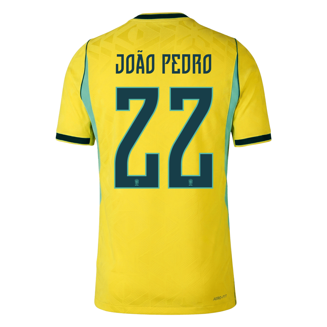 Brazil World Cup 2026 Koti Pelipaita (Player Version) Miesten JO?O PEDRO #22 - kuva 3