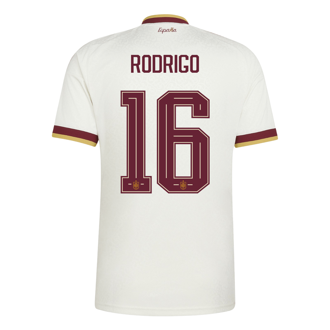 Spain World Cup 2026 Vieras Pelipaita Miesten RODRIGO #16 - kuva 3