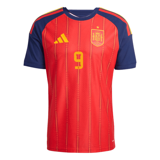 Spain World Cup 2026 Koti Pelipaita (Player Version) Miesten GAVI #9 - kuva 2