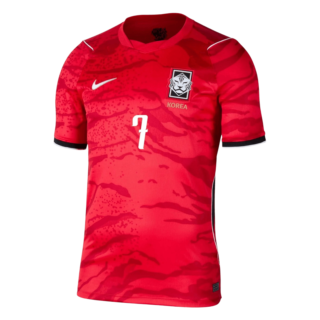 South Korea World Cup 2026 Koti Pelipaita Miesten HEUNGMIN #7 - kuva 3