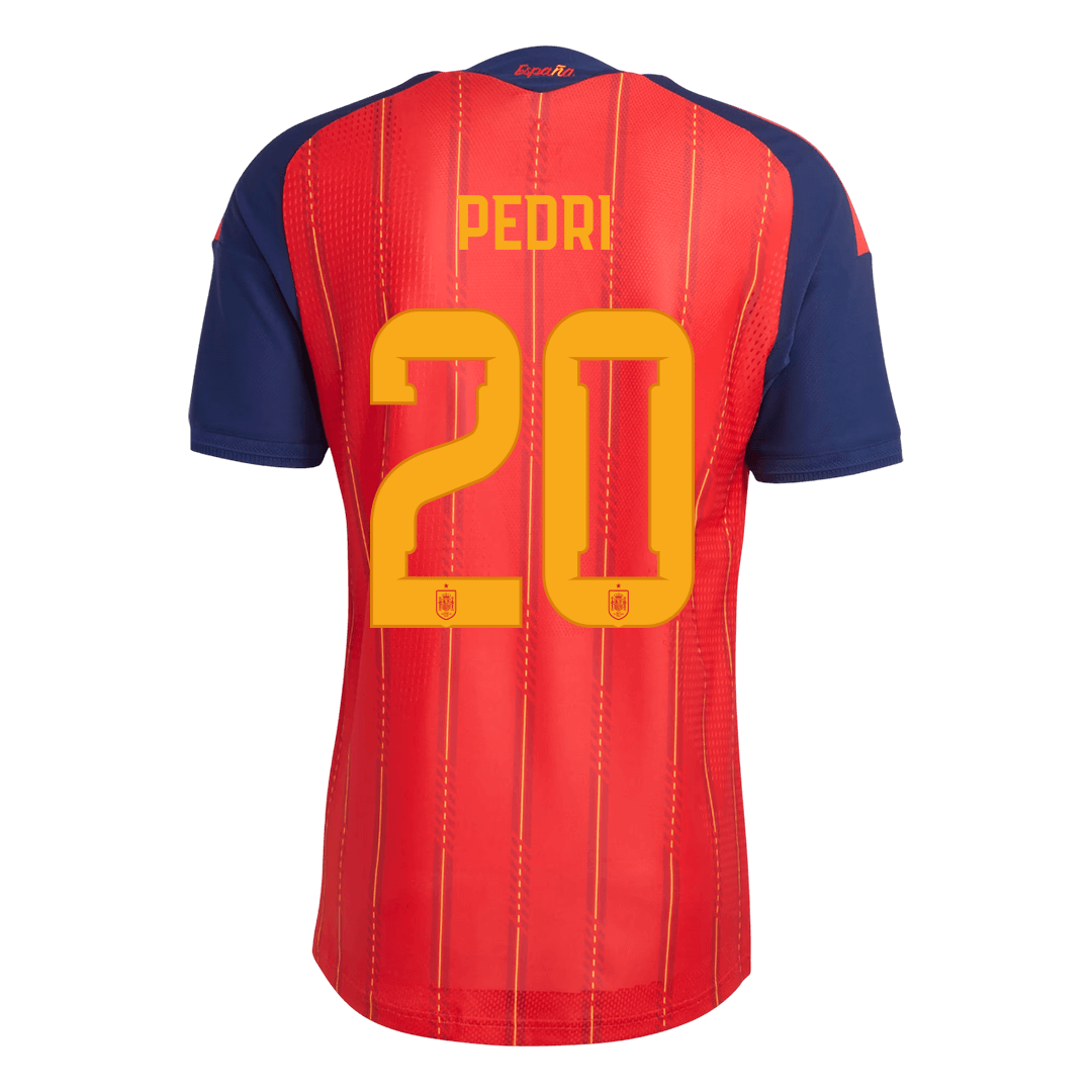Spain World Cup 2026 Koti Pelipaita (Player Version) Miesten PEDRI #20 - kuva 3