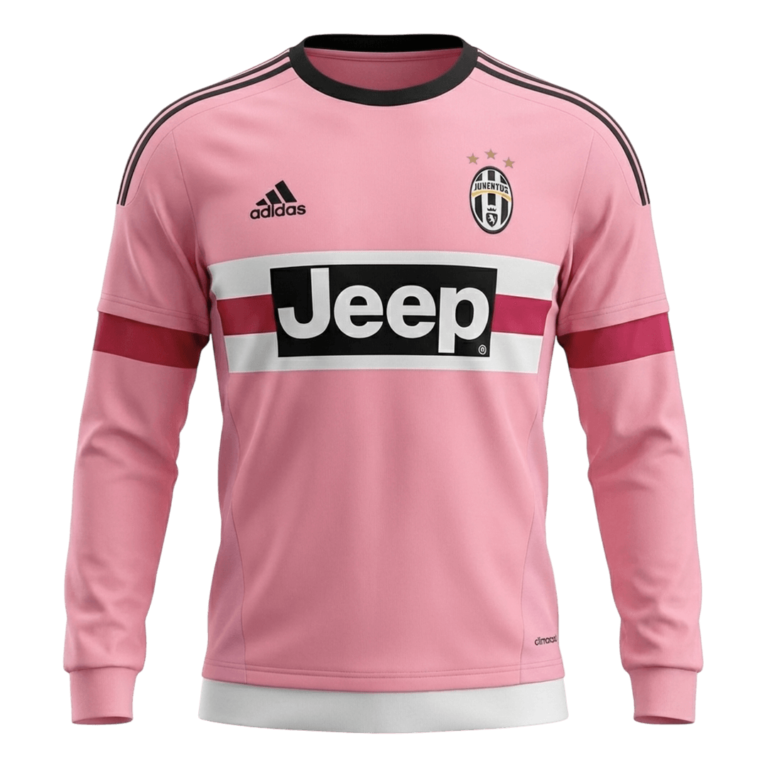 Juventus 2015/16 Vieras Pitk?hihainen Retro -pelipaita Miesten