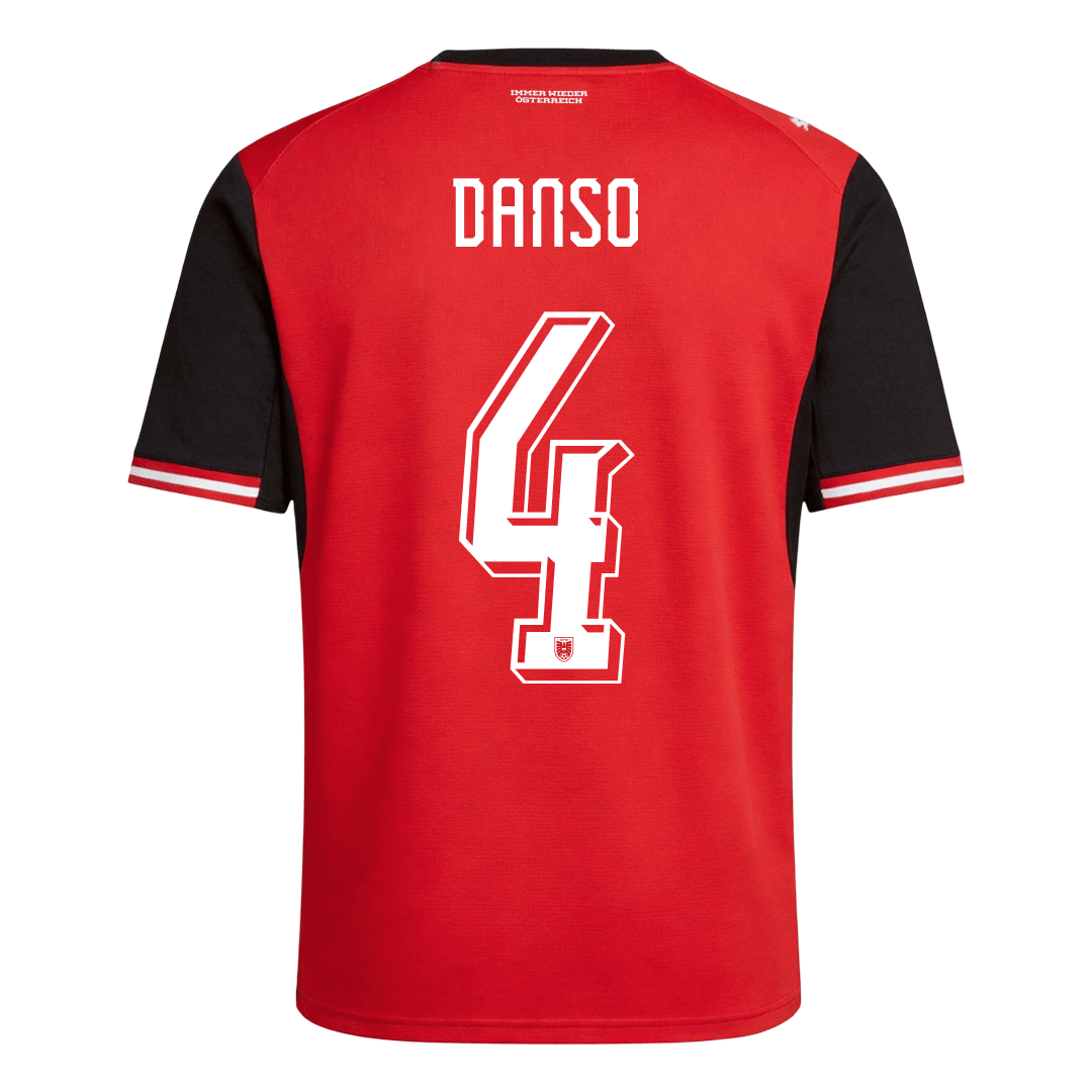 Austria World Cup 2026 Koti Pelipaita Miesten DANSO #4 - kuva 9