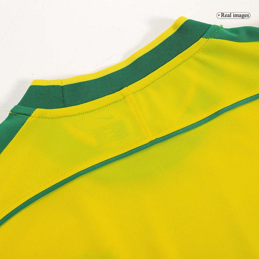 Brazil World Cup 1998 Koti Retro -pelipaita Miesten RIVALDO #10 - kuva 2