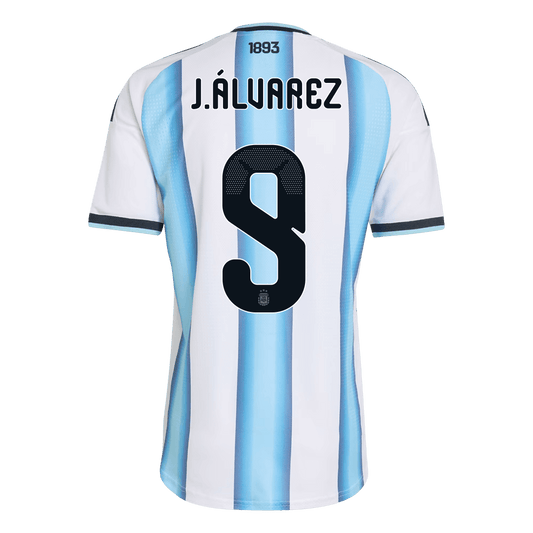 Argentina World Cup 2026 Koti Pelipaita (Player Version) Miesten J. ALVAREZ #9 - kuva 2