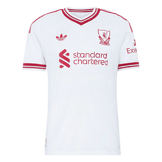 Liverpool vieraspelipaita 2026/27 – Isak #9 (pelaajaversio) – lisänäkymä 2
