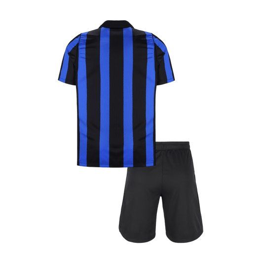 Inter Milan lasten kotijalkapallosetti 2026/27 – pelipaita ja shortsit takaa