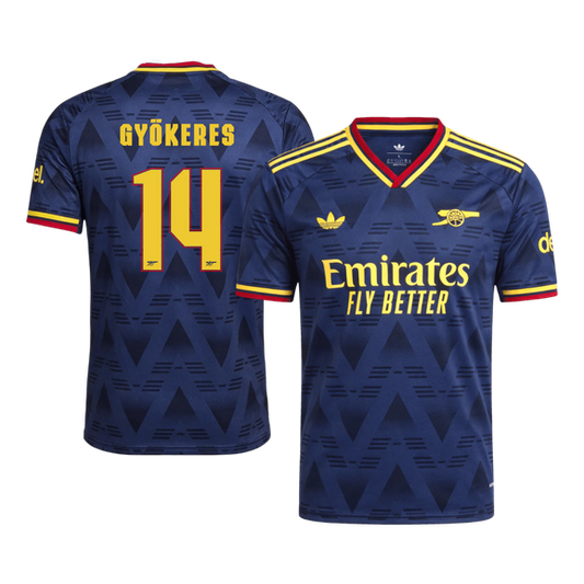 Arsenal vieraspelipaita 2026/27 UCL – Gyökeres #14 (pelaajaversio)
