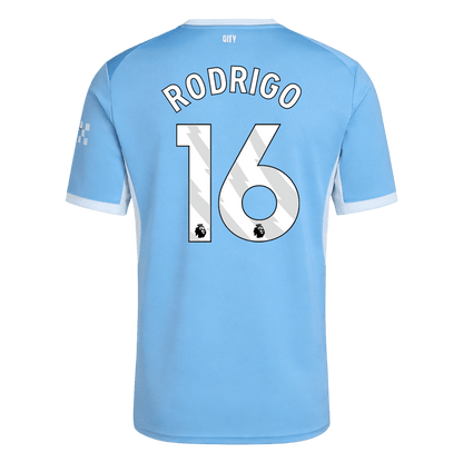 Manchester City 2026/27 Koti Pelipaita Miesten RODRIGO #16 - kuva 12