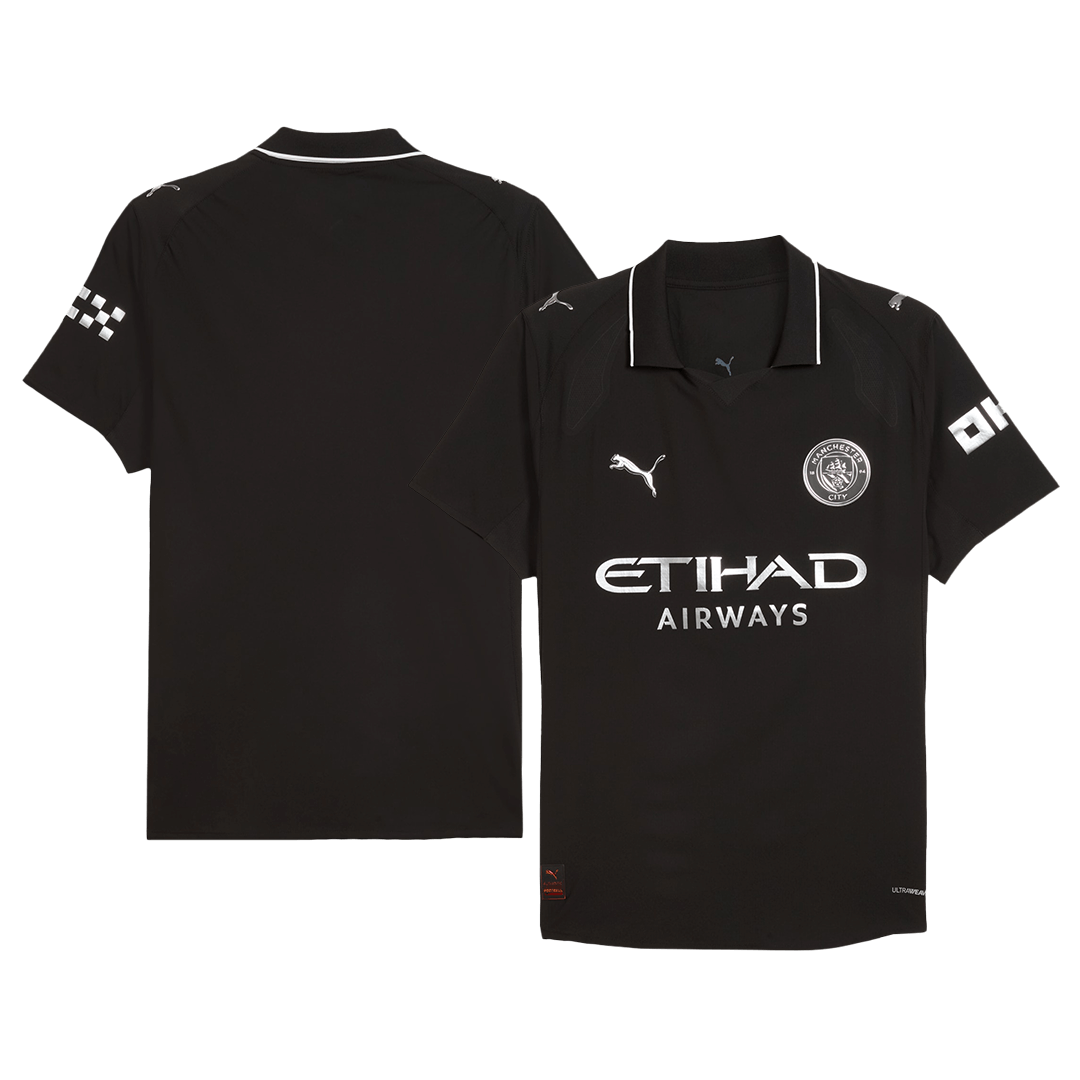Manchester City 2025/26 Vieras Pelipaita (Player Version) Miesten - kuva 4