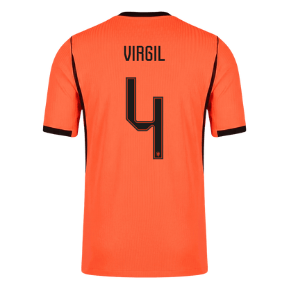 Netherlands World Cup 2026 Koti Pelipaita (Player Version) Miesten VIRGIL #4 - kuva 10