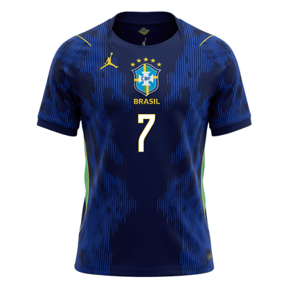 Brazil World Cup 2026 Vieras Pelipaita Miesten VINI JR. #7 - kuva 9