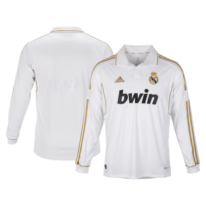 Real Madrid 2011/12 Koti Pitk?hihainen Retro -pelipaita Miesten - kuva 9