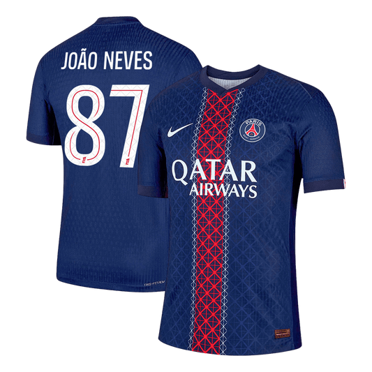 PSG 2025/26 Koti Pelipaita (Player Version) Miesten JO?O NEVES #87