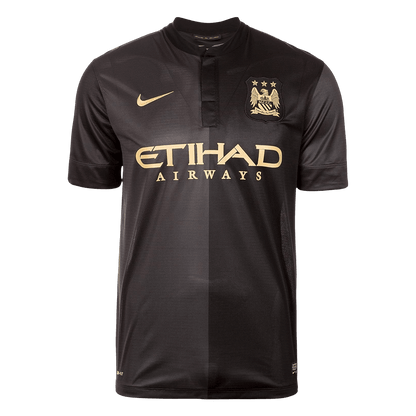 Manchester City 2013/14 Vieras Retro -pelipaita Miesten