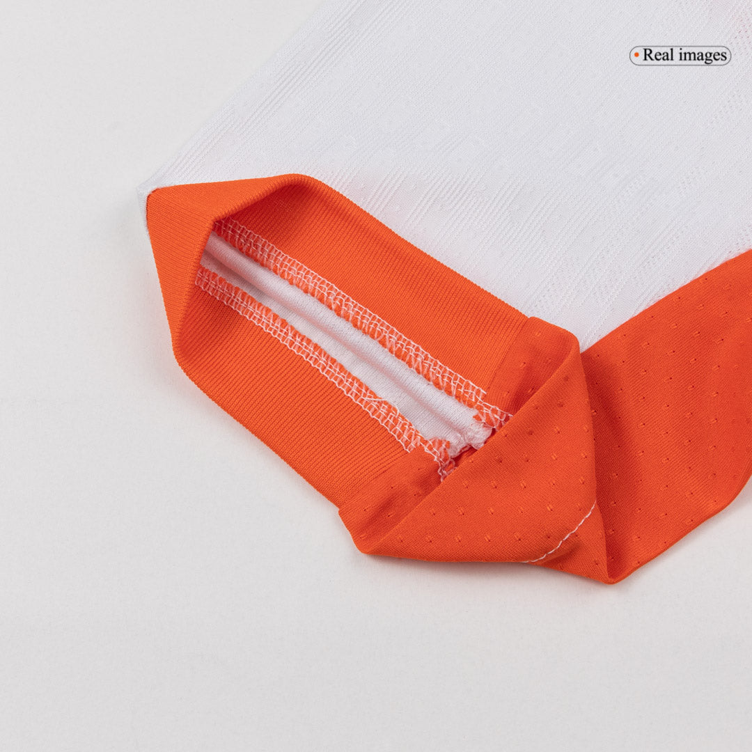 Netherlands World Cup 2026 Vieras Pelipaita (Player Version) Miesten VIRGIL #4 - kuva 3