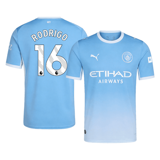Manchester City 2026/27 Koti Pelipaita Miesten RODRIGO #16