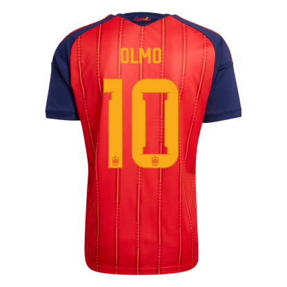 Spain World Cup 2026 Koti Pelipaita Miesten OLMO #10 [PREMIUM] - kuva 3