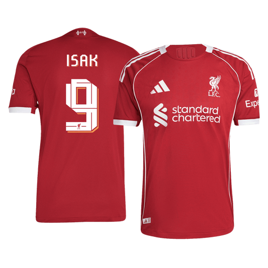 Liverpool 2025/26 UCL Koti Pelipaita (Player Version) Miesten ISAK #9