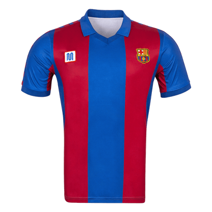 Barcelona 1980/82 Koti Retro -pelipaita Miesten