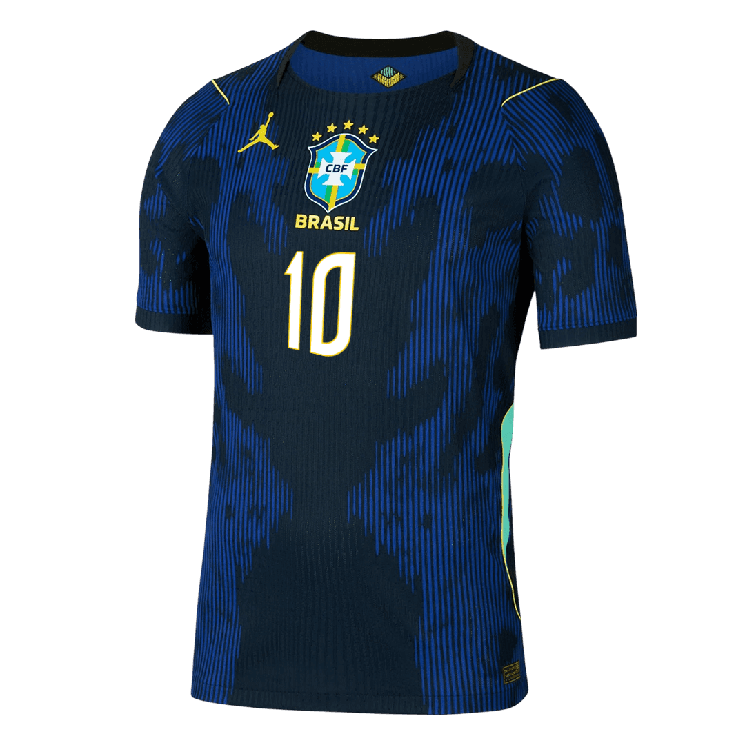 Brazil World Cup 2026 Vieras Pelipaita (Player Version) Miesten NEYMAR JR #10 - kuva 2