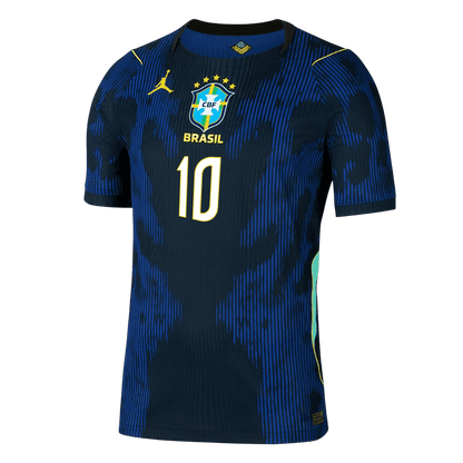 Brazil World Cup 2026 Vieras Pelipaita (Player Version) Miesten NEYMAR JR #10 - kuva 2