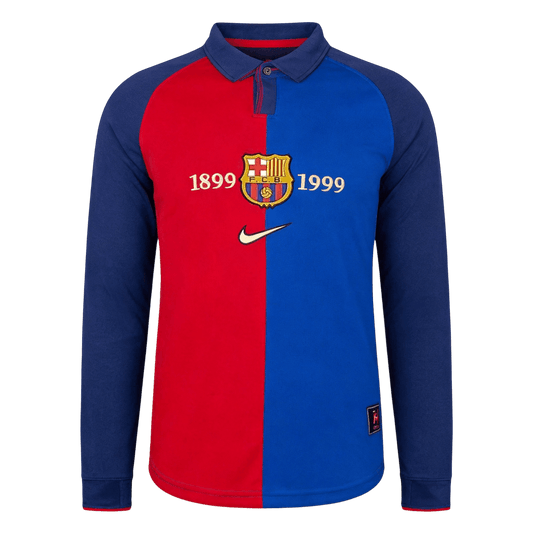 Barcelona 1999/00 Special Pitk?hihainen Retro -pelipaita Miesten