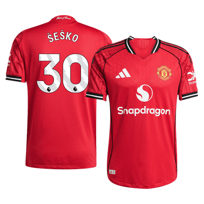 Manchester United 2025/26 Koti Pelipaita (Player Version) Miesten ?E?KO #30