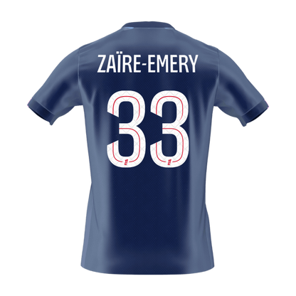 PSG 2025/26 Koti Pelipaita Miesten ZA?RE EMERY #33 [PREMIUM] - kuva 8