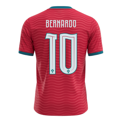 Portugal World Cup 2026 Koti Pelipaita Miesten BERNARDO #10 [PREMIUM] - kuva 8
