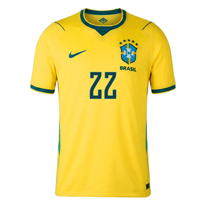 Brazil World Cup 2026 Koti Pelipaita Miesten JO?O PEDRO #22 - kuva 5