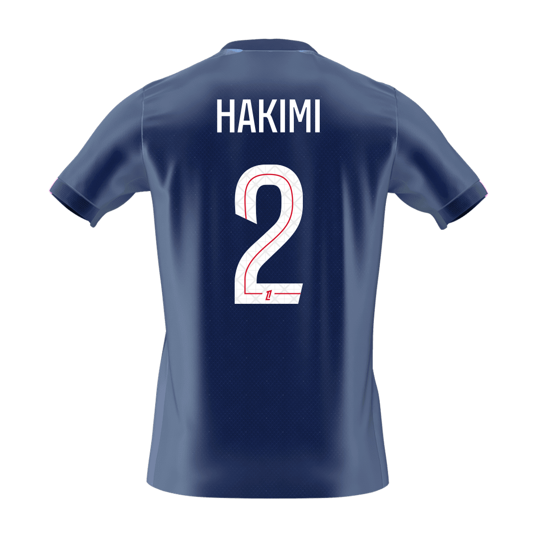 PSG 2025/26 Koti Pelipaita Miesten HAKIMI #2 [PREMIUM] - kuva 2