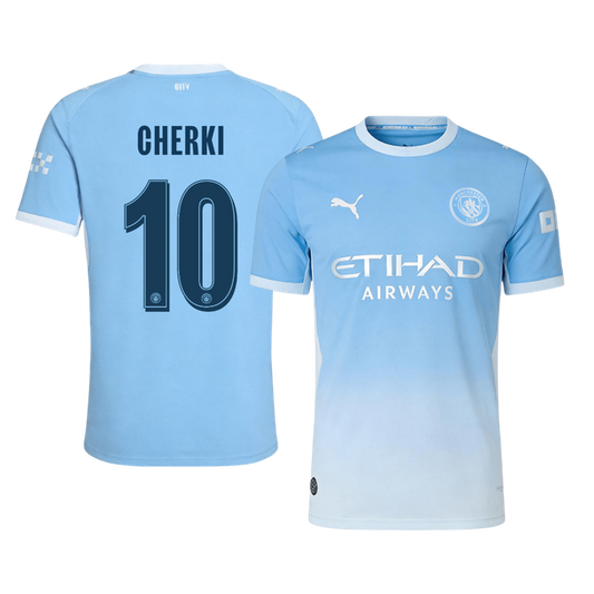 Manchester City kotipelipaita 2026/27 UCL – Cherki #10 (pelaajaversio)