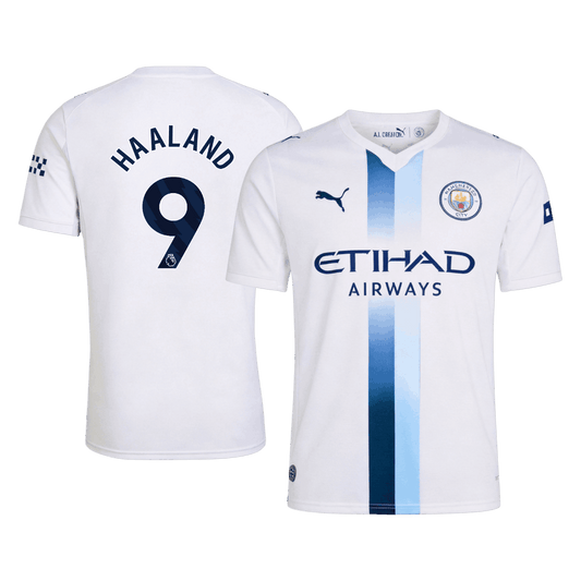 Manchester City kolmas pelipaita 2026/27 – Haaland #9 – etu- ja takapuoli