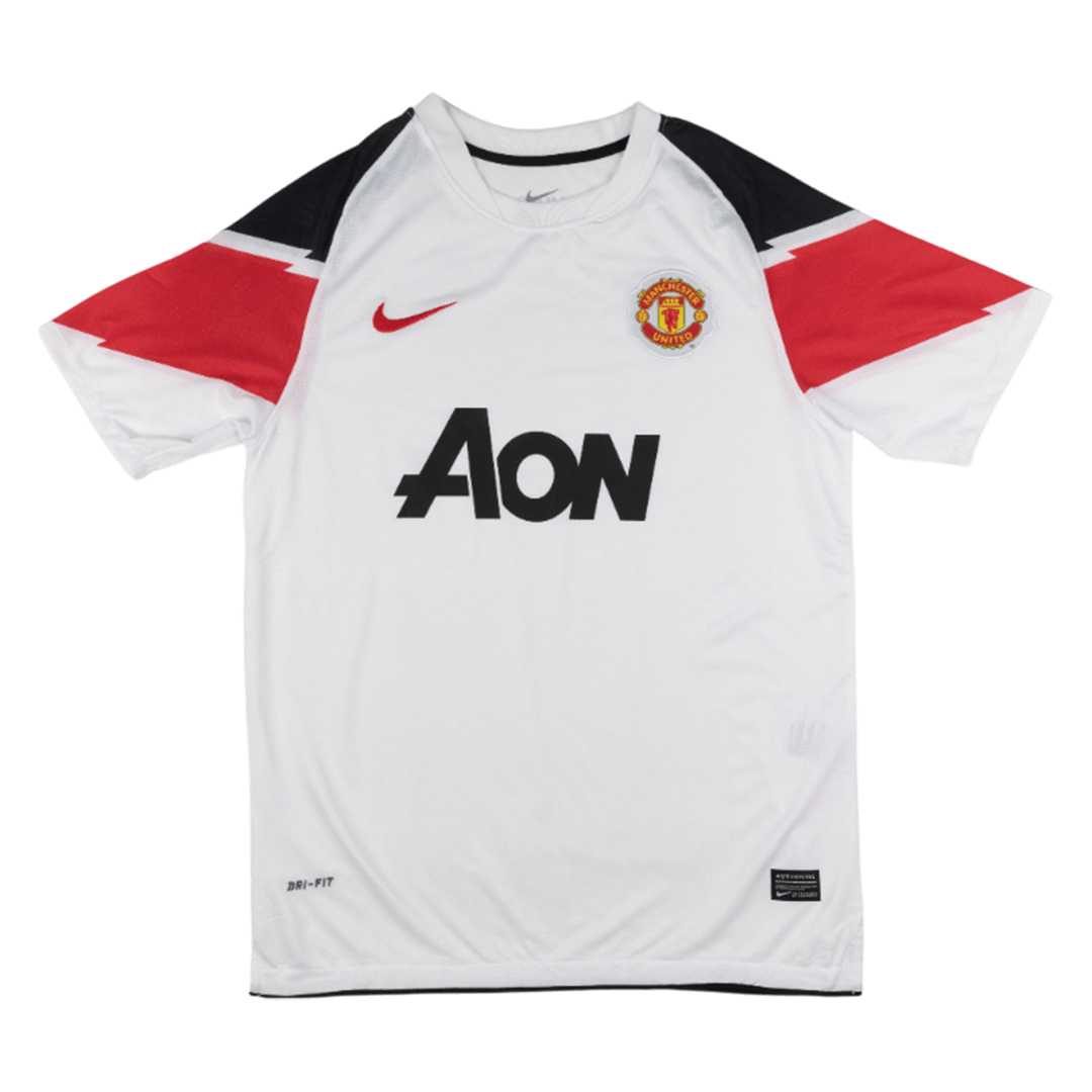 Manchester United 2010/11 Vieras Retro -pelipaita Miesten