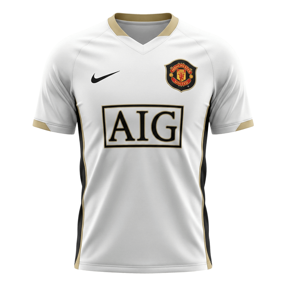 Manchester United 2006/07 Vieras Retro -pelipaita Miesten
