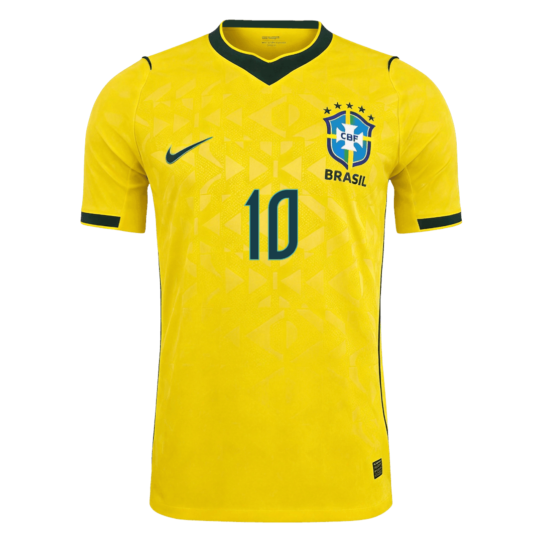 Brazil World Cup 2026 Koti Pelipaita (Player Version) Miesten NEYMAR JR #10 - kuva 2