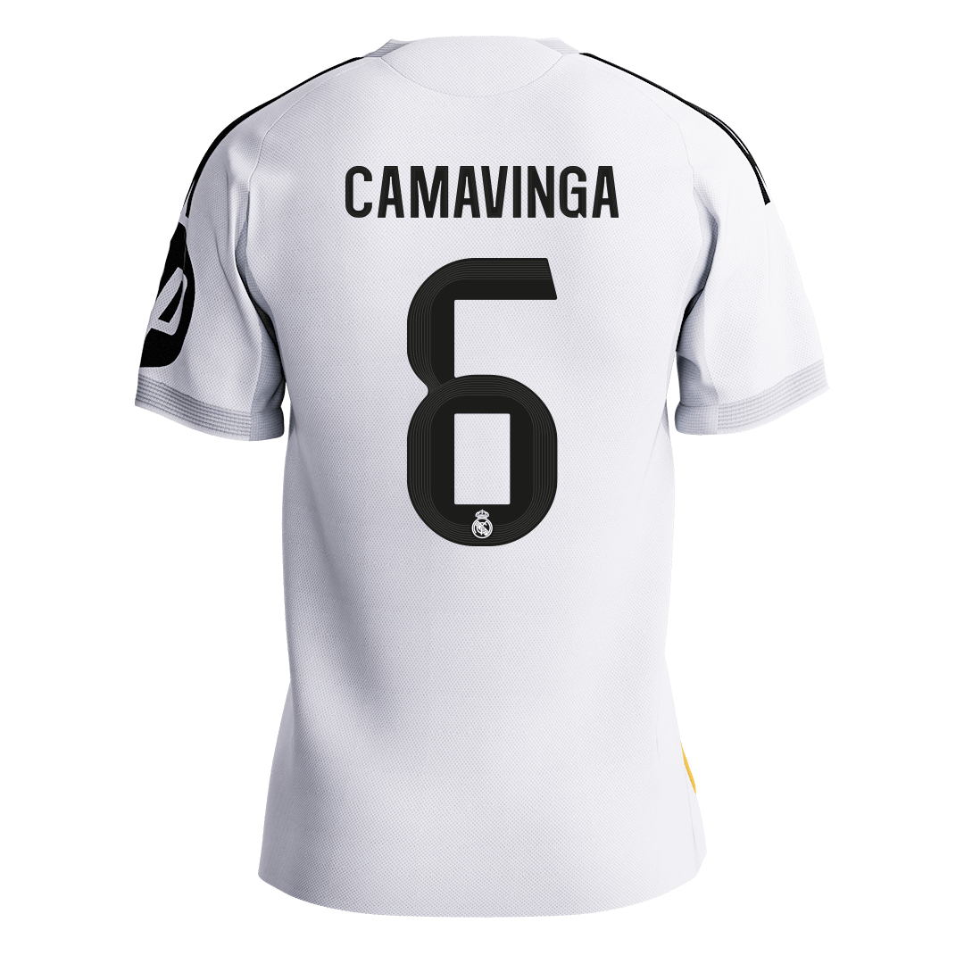 Real Madrid 2025/26 Koti Pelipaita (Player Version) Miesten CAMAVINGA #6 [PREMIUM] - kuva 9
