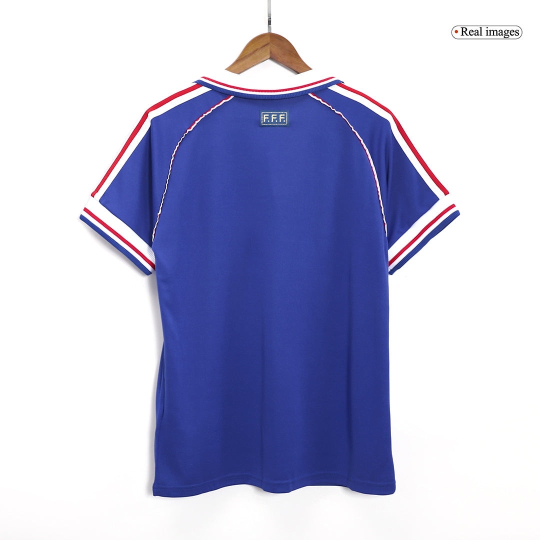 France World Cup 1998 Koti Retro -pelipaita Miesten - kuva 8