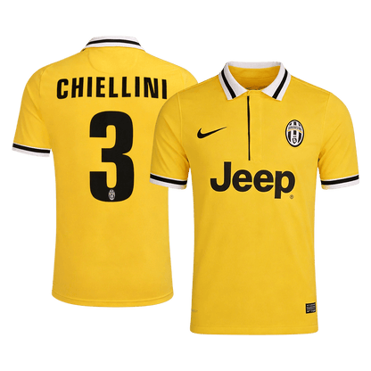 Juventus 2013/14 Vieras Retro -pelipaita Miesten CHIELLINI #3