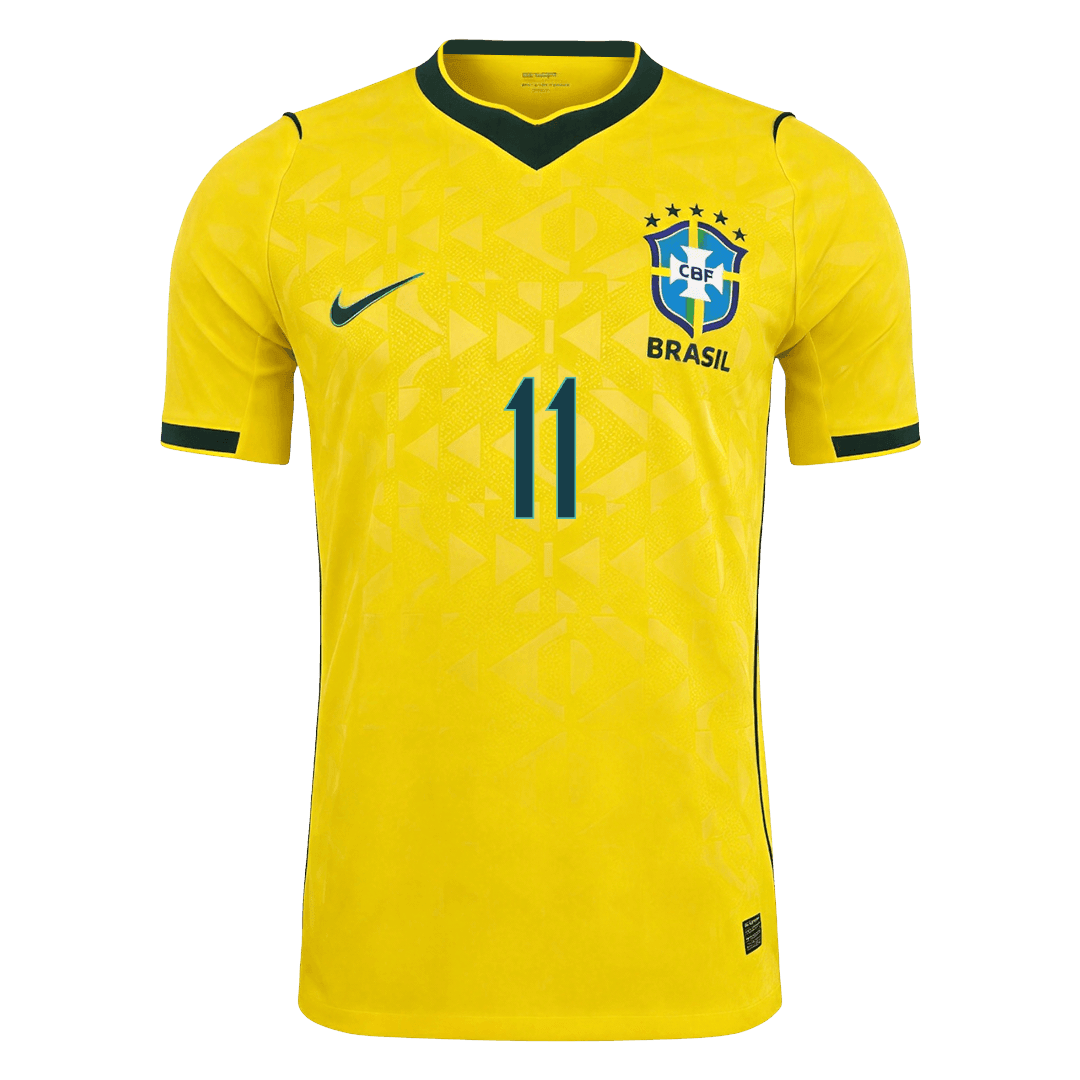 Brazil World Cup 2026 Koti Pelipaita (Player Version) Miesten RAPHINHA #11 - kuva 2
