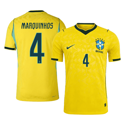 Brazil World Cup 2026 Koti Pelipaita (Player Version) Miesten MARQUINHOS #4