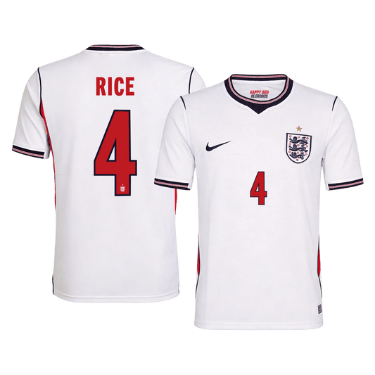 England World Cup 2026 Koti Pelipaita Miesten RICE #4