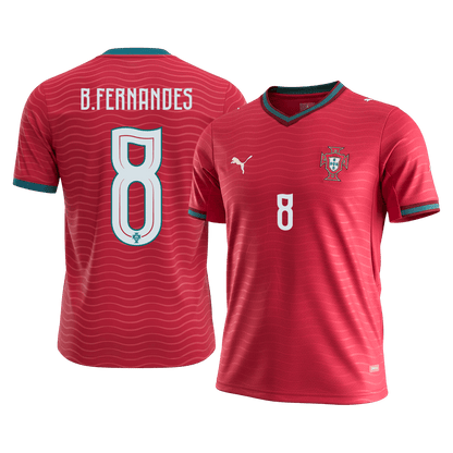 Portugal World Cup 2026 Koti Pelipaita Miesten B.FERNANDES #8 [PREMIUM]