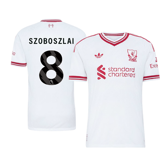Liverpool vieraspelipaita 2026/27 – Szoboszlai #8 (pelaajaversio)