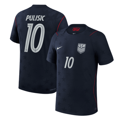 USA World Cup 2026 Vieras Pelipaita (Player Version) Miesten PULISIC #10 - kuva 2