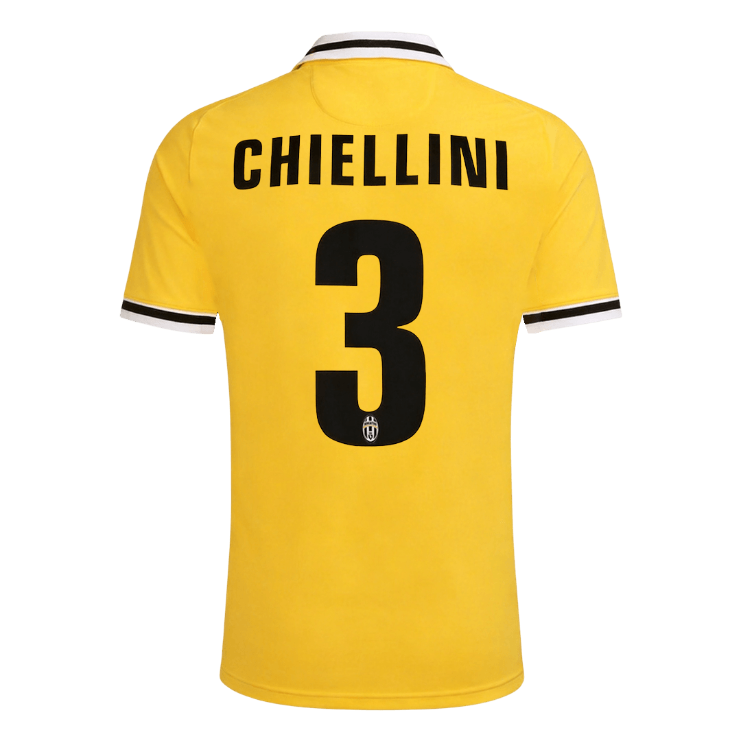 Juventus 2013/14 Vieras Retro -pelipaita Miesten CHIELLINI #3 - kuva 3
