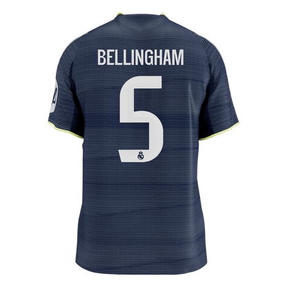 Real Madrid 2025/26 Vieras Pelipaita (Player Version) Miesten BELLINGHAM #5 [PREMIUM] - kuva 9