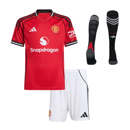 Manchester United 2025/26 Koti Lasten t?ydellinen peliasu