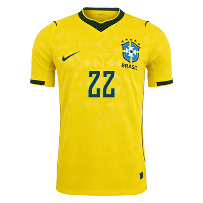 Brazil World Cup 2026 Koti Pelipaita (Player Version) Miesten JO?O PEDRO #22 - kuva 2